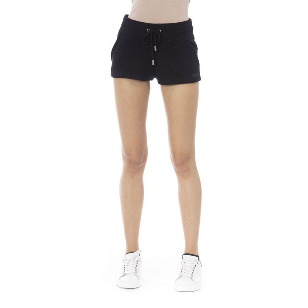 Just Cavalli Black Cotton Women Women's Short